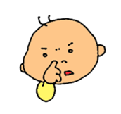 baby gesture! sticker #3792165