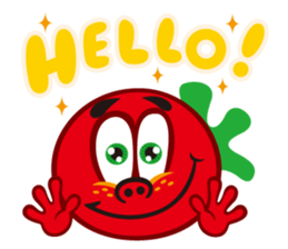 vegetarian!  [tomato] sticker #3792496