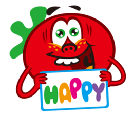 vegetarian!  [tomato] sticker #3792527