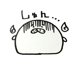 Fluffy and cute seal sticker #3792578