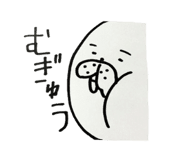 Fluffy and cute seal sticker #3792583