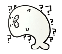 Fluffy and cute seal sticker #3792590