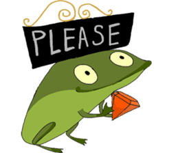 Hi Froggy sticker #3793190