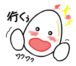 Sticker of pretty egg sticker #3793224