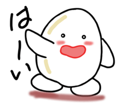 Sticker of pretty egg sticker #3793236