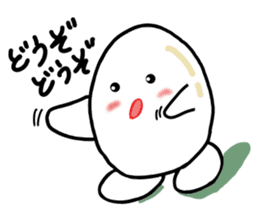 Sticker of pretty egg sticker #3793253