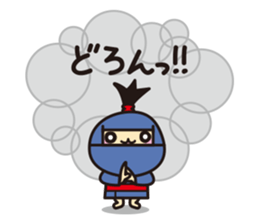 Bon-chan the topknot kid. (Japanese) sticker #3793597