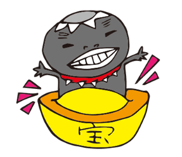 BLACK kappa sticker #3793620