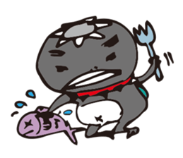 BLACK kappa sticker #3793622