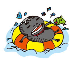 BLACK kappa sticker #3793630