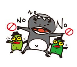 BLACK kappa sticker #3793640