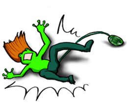 Air frog sticker #3793691