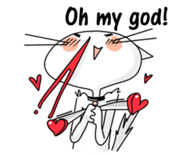 Jubjib Naughty Cat sticker #3794382