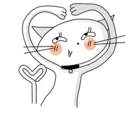 Jubjib Naughty Cat sticker #3794393