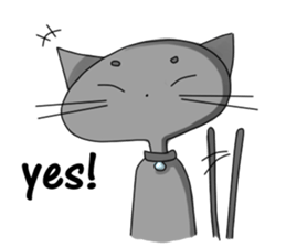 Jubjib Naughty Cat sticker #3794408