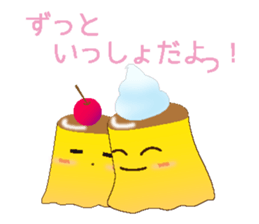 Tender pudding sticker #3794481