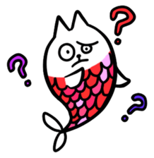 cat fish & cat john sticker #3794635