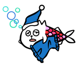 cat fish & cat john sticker #3794643