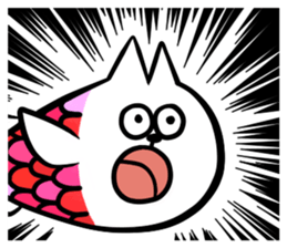 cat fish & cat john sticker #3794646