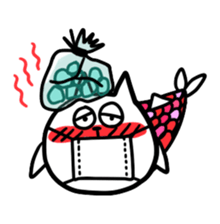 cat fish & cat john sticker #3794652