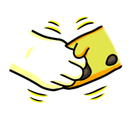 cat's hand sticker sticker #3794658