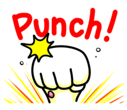 cat's hand sticker sticker #3794668