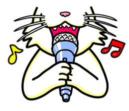 cat's hand sticker sticker #3794677