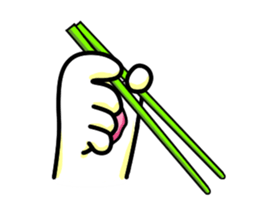 cat's hand sticker sticker #3794678