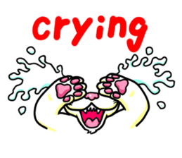 cat's hand sticker sticker #3794684