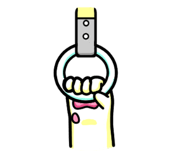 cat's hand sticker sticker #3794689