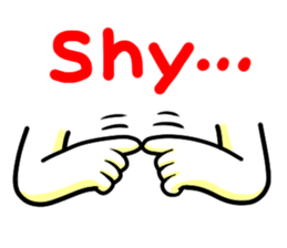 cat's hand sticker sticker #3794692