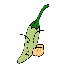 Japanese Green Pepper Boy "PiriPiri"