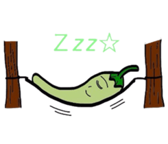 Japanese Green Pepper Boy "PiriPiri" sticker #3794785