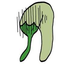 Japanese Green Pepper Boy "PiriPiri" sticker #3794788