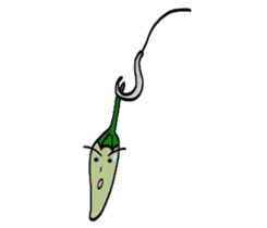 Japanese Green Pepper Boy "PiriPiri" sticker #3794791