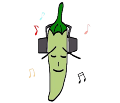 Japanese Green Pepper Boy "PiriPiri" sticker #3794792