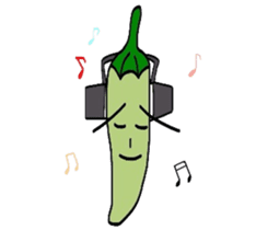 Japanese Green Pepper Boy "PiriPiri" sticker #3794792