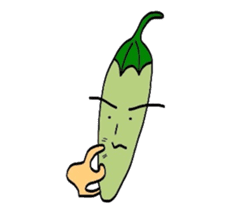 Japanese Green Pepper Boy "PiriPiri" sticker #3794803
