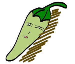 Japanese Green Pepper Boy "PiriPiri" sticker #3794808