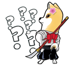 Ryu the samurai dog sticker #3795009