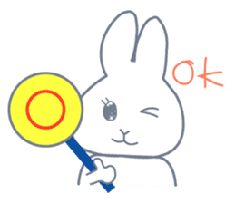 Wandering rabbit omimisan sticker #3795483