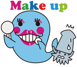 Pleasant whale sticker #3795596