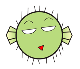 I'm a puffer fish! sticker #3796133