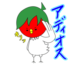 Toritoma ver.4 by Takeshiitake mushroom sticker #3796606