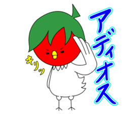 Toritoma ver.4 by Takeshiitake mushroom sticker #3796606
