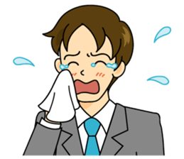 Young businessman sticker #3796723