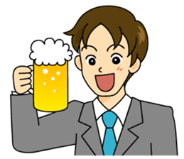 Young businessman sticker #3796725