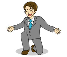 Young businessman sticker #3796728