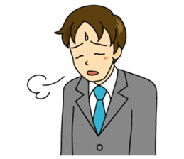 Young businessman sticker #3796731