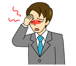 Young businessman sticker #3796732